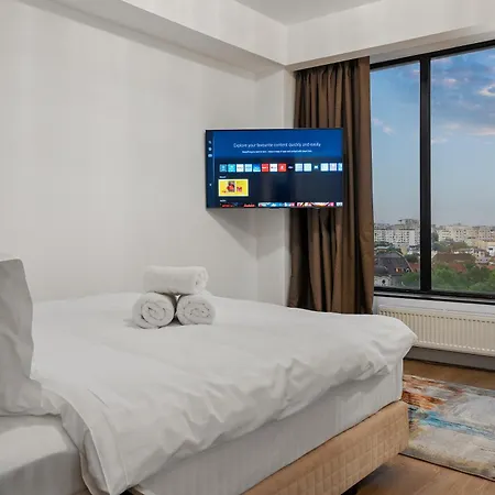 Crown Penthouse - Luxurious, & Vista , By Uni88 Apart-hotel Bucareste