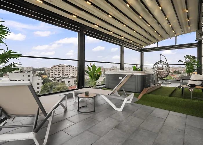 Crown Penthouse - Luxurious, & Vista , By Uni88 Bucarest